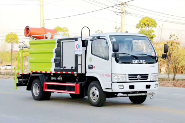 東風(fēng)小多利卡藍(lán)牌方形罐多功能抑塵車(chē)-30米霧炮-CLW5042TDY5