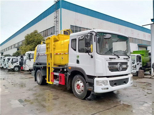 國六東風(fēng)D9餐廚垃圾車，10方國六餐廚垃圾車