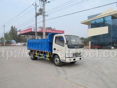 國四東風銳鈴密閉式桶裝垃圾車 