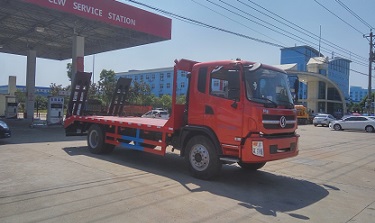 國五陜汽軒德平板運輸車