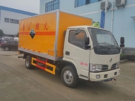 國五東風(fēng)腐蝕性物品廂式運(yùn)輸車